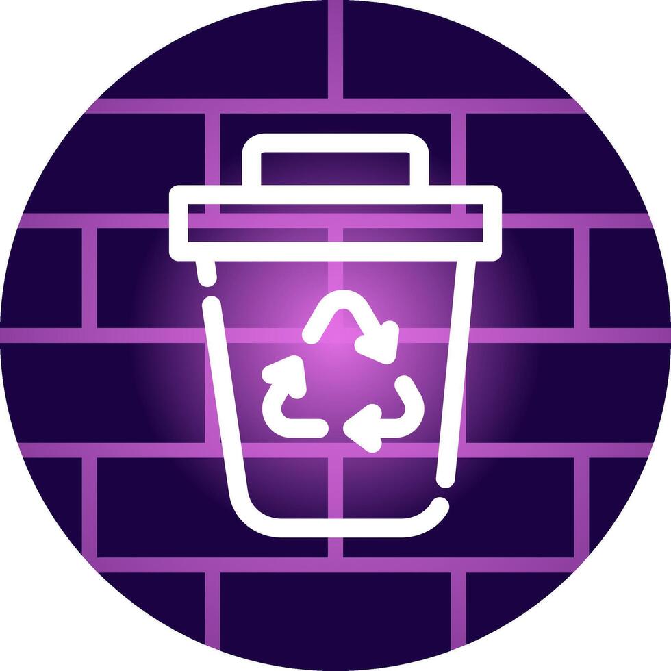 Garbage Creative Icon Design vector