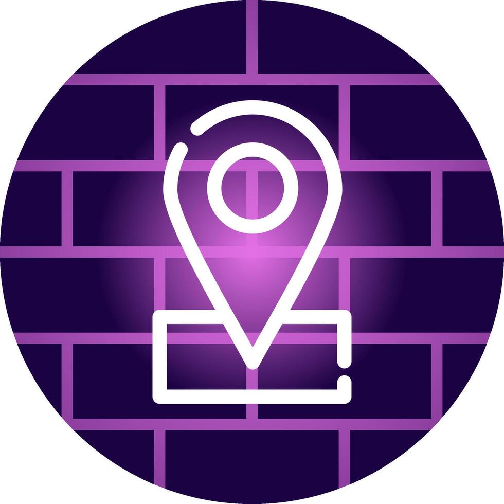 Location Pin Creative Icon Design vector