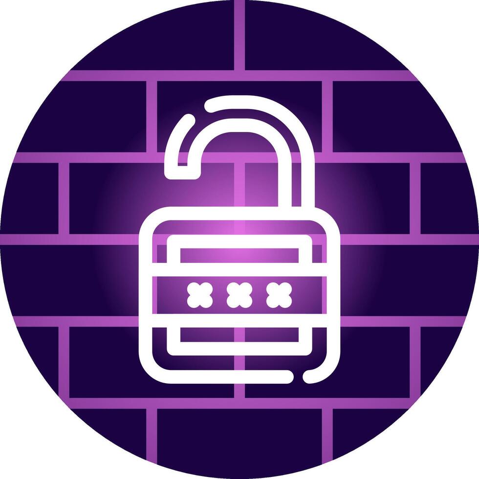 Lock Open Creative Icon Design vector