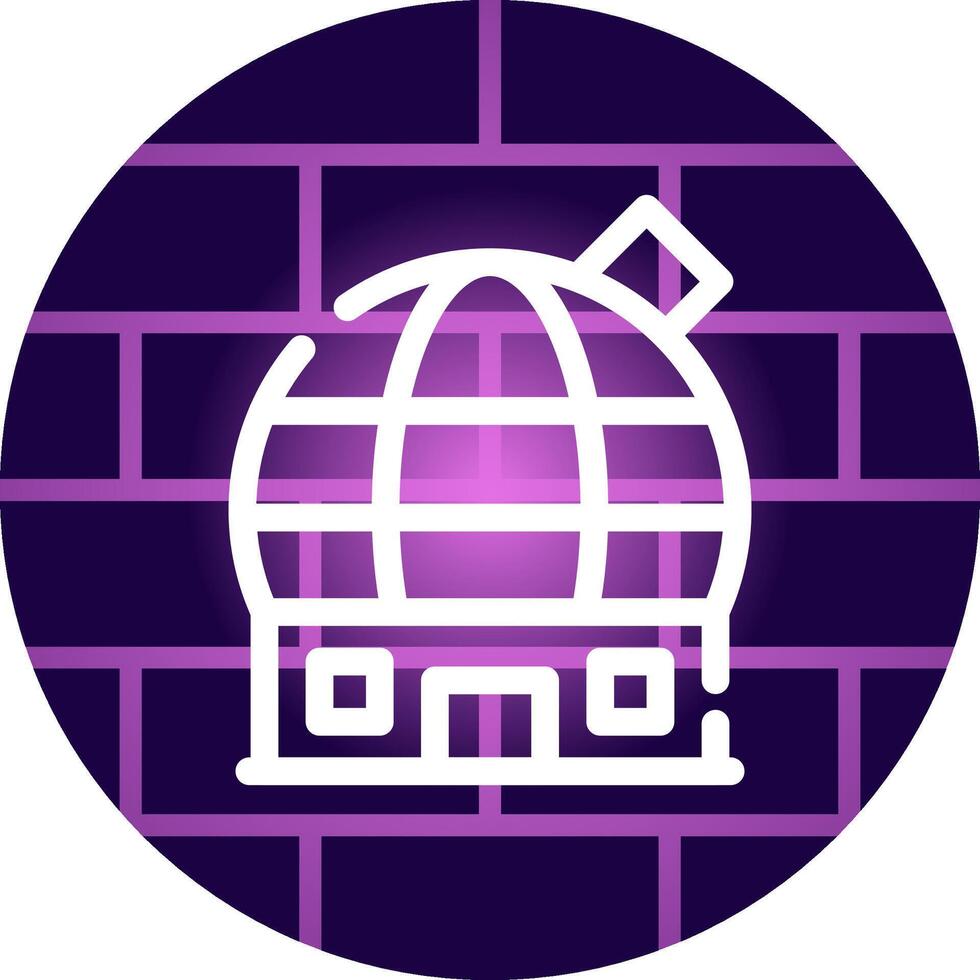 Observatory Creative Icon Design vector