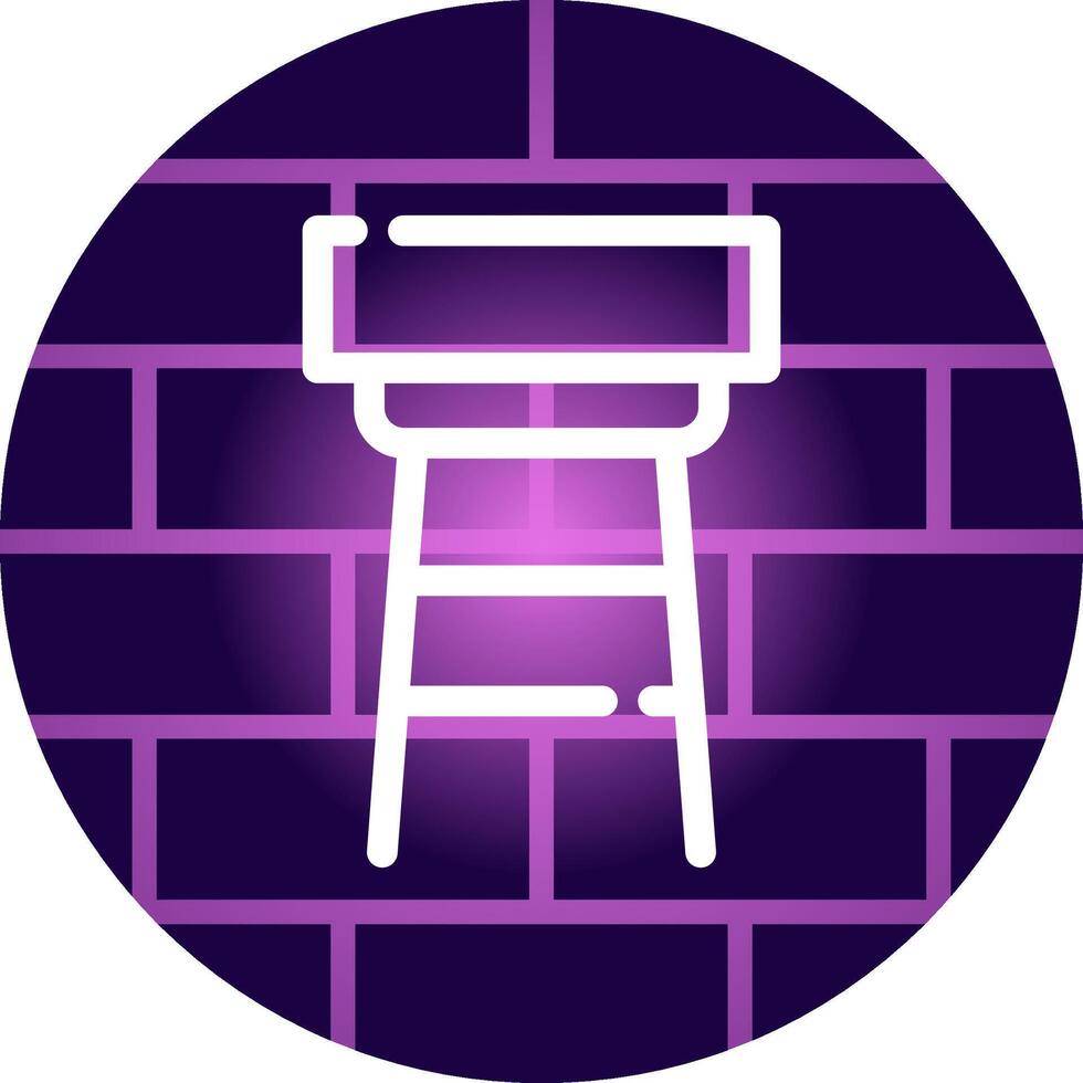 Stool Creative Icon Design vector