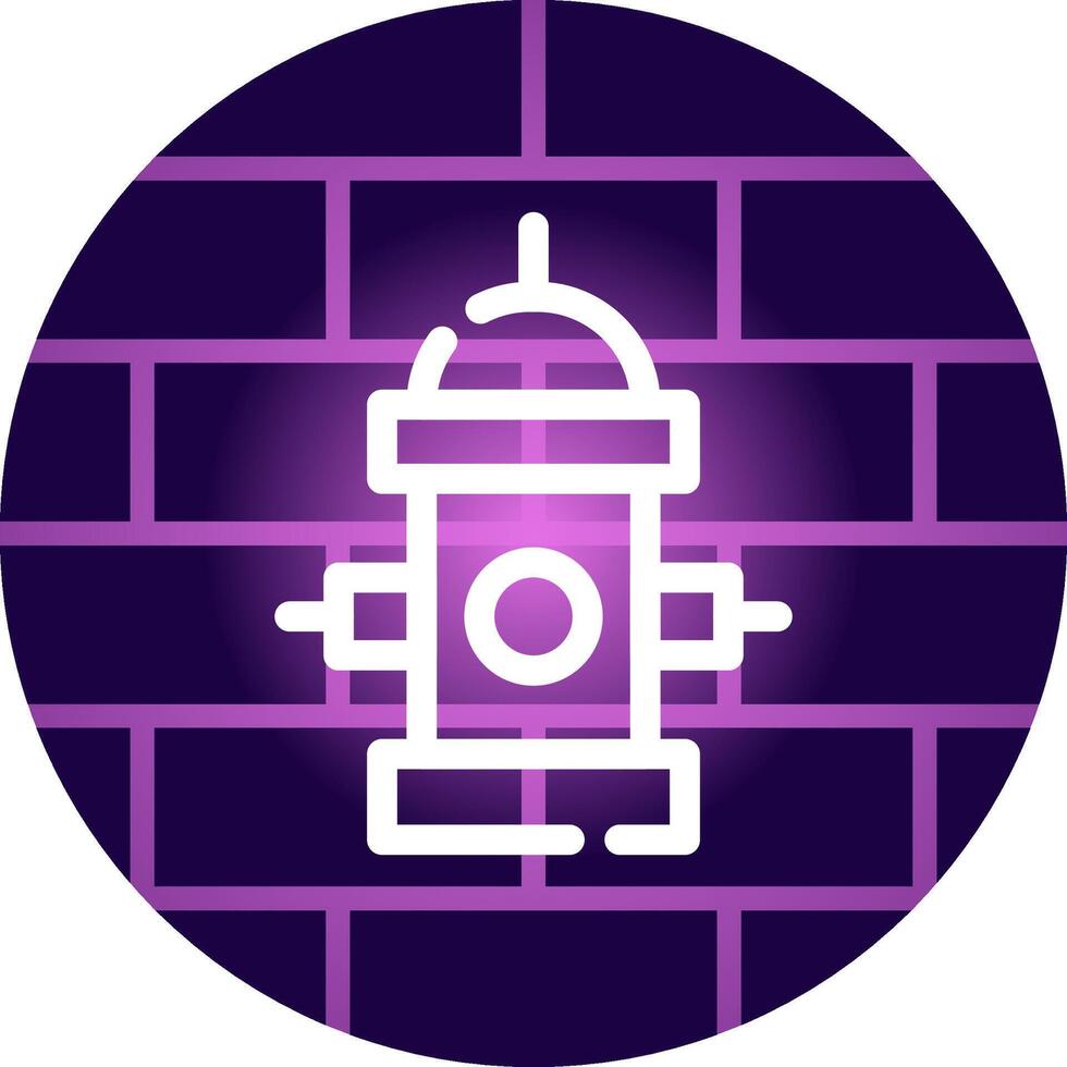 Fire Hydrant Creative Icon Design vector