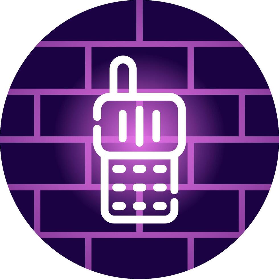 Walkie Talkies Creative Icon Design vector