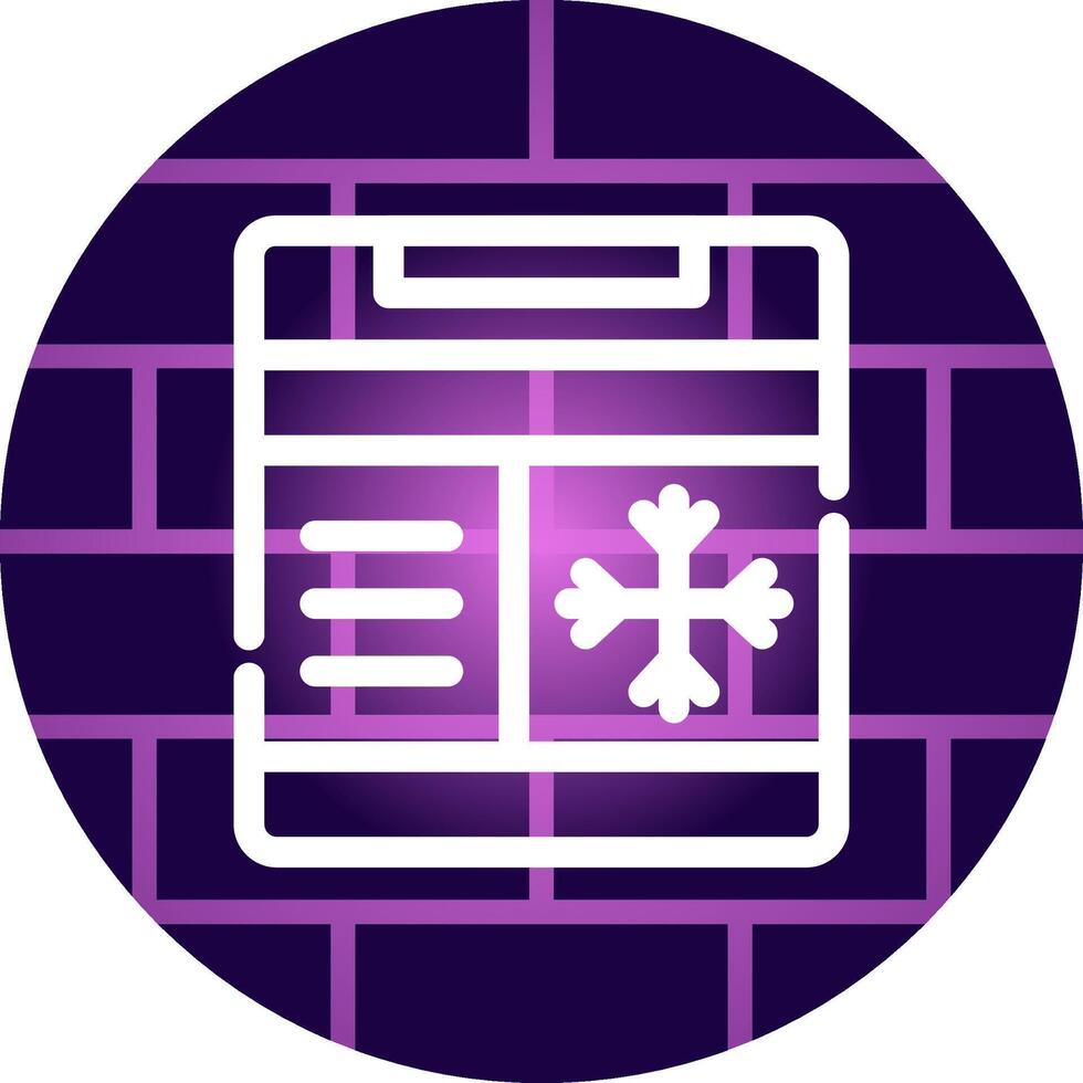 Freezer Creative Icon Design vector
