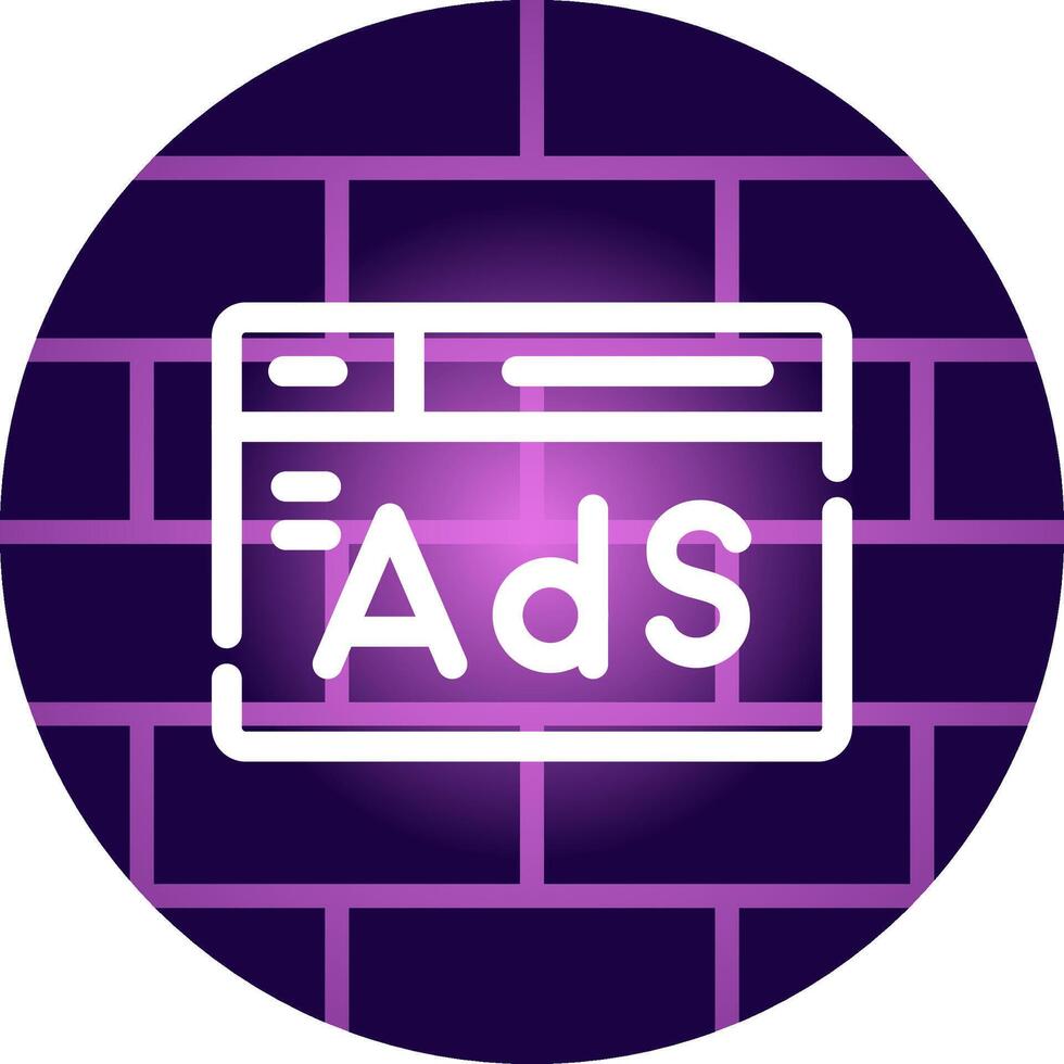 Advertising Creative Icon Design vector