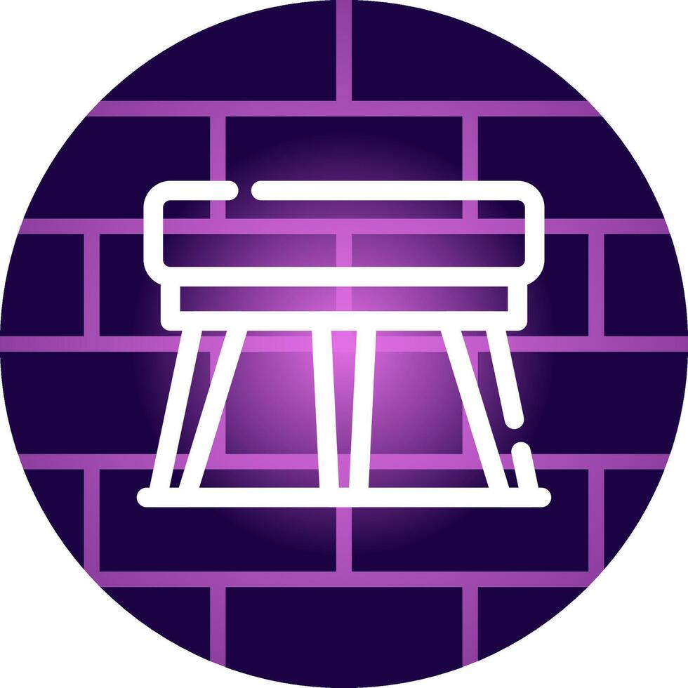 Stool Creative Icon Design vector