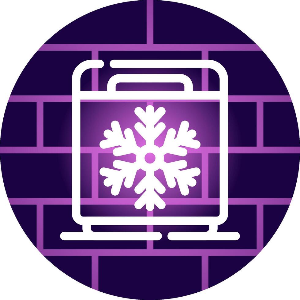 Freezer Creative Icon Design vector
