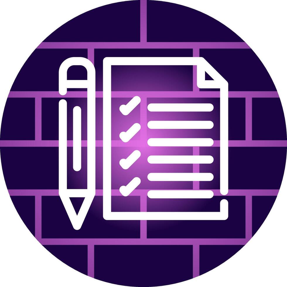Line Neon Wall Design vector