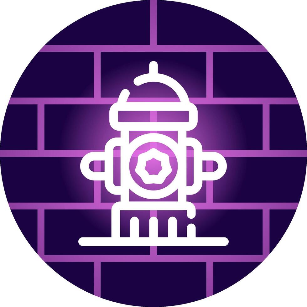 Hydrant Creative Icon Design vector