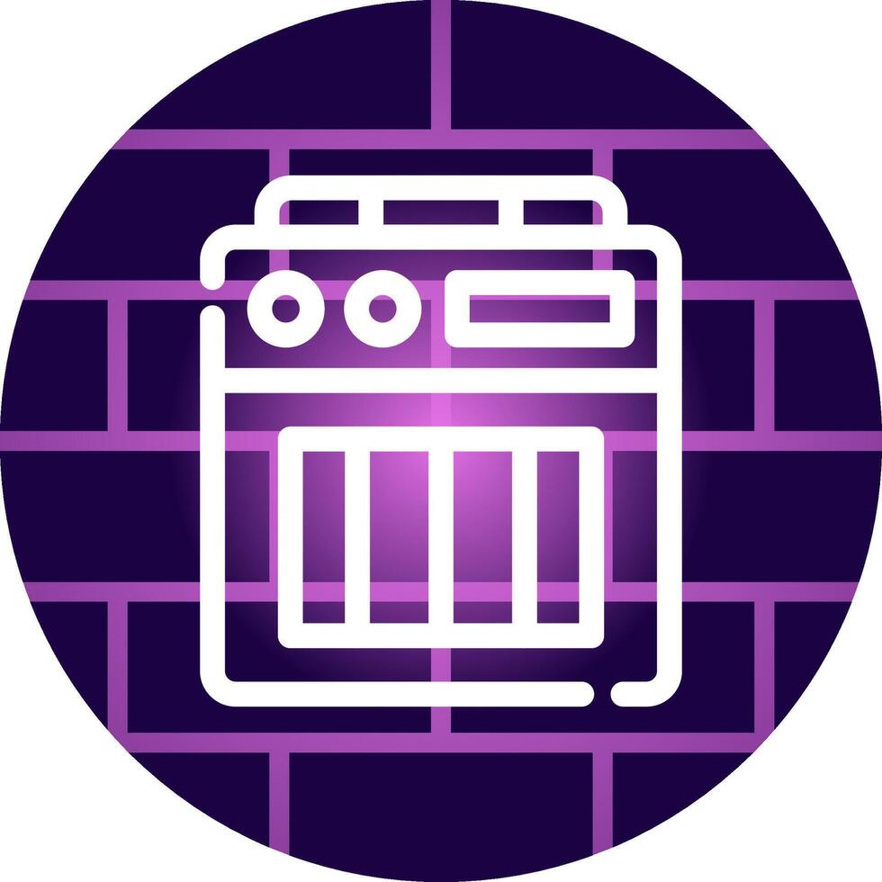 Amplifier Box Creative Icon Design vector