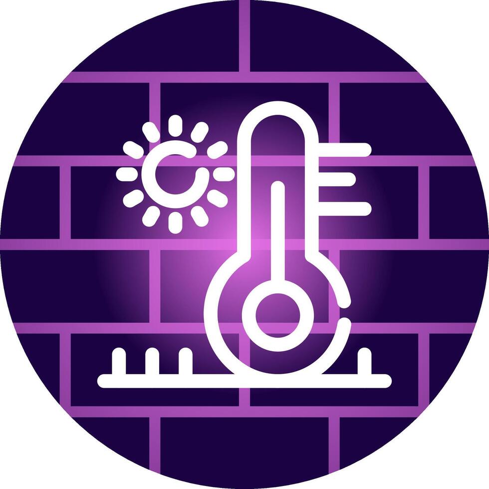 High Temperature Creative Icon Design vector