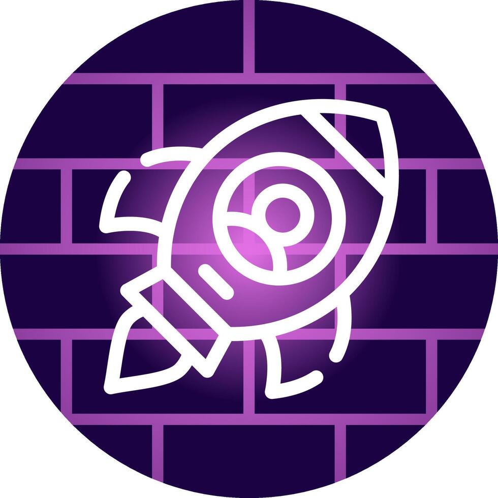 Line Neon Wall Design vector