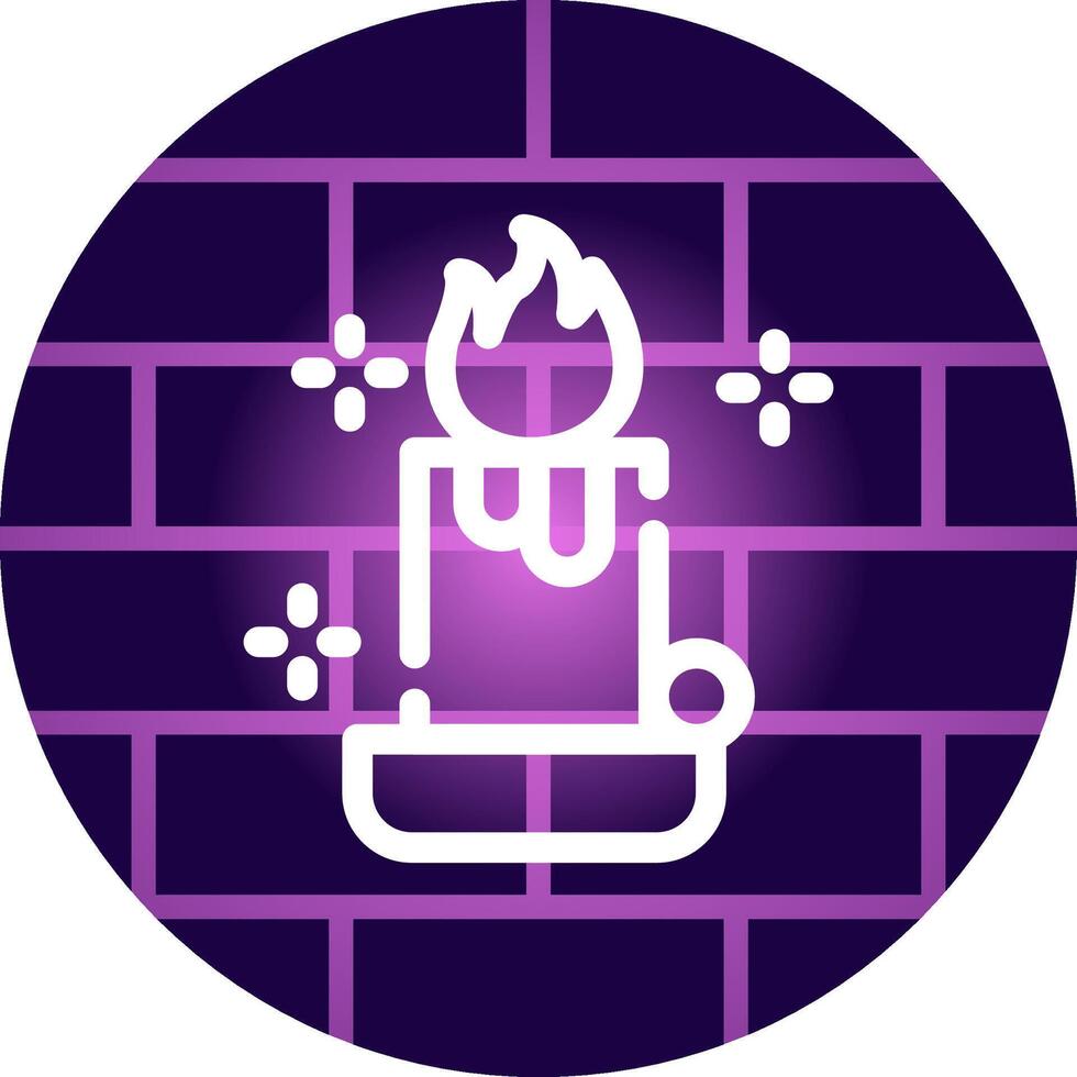 Candle Creative Icon Design vector