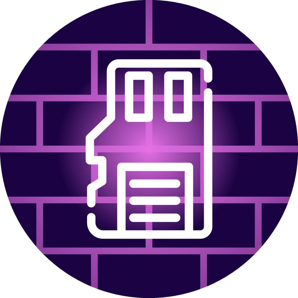 Sd Card Creative Icon Design vector