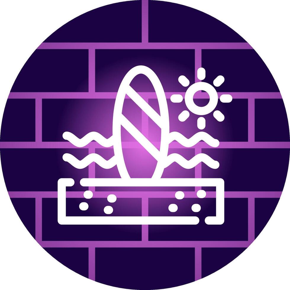 Paddle Surf Creative Icon Design vector