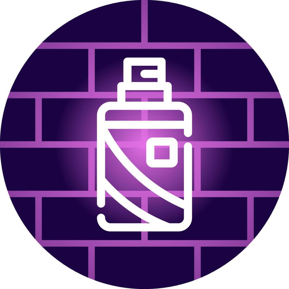 Hair Spray Creative Icon Design vector