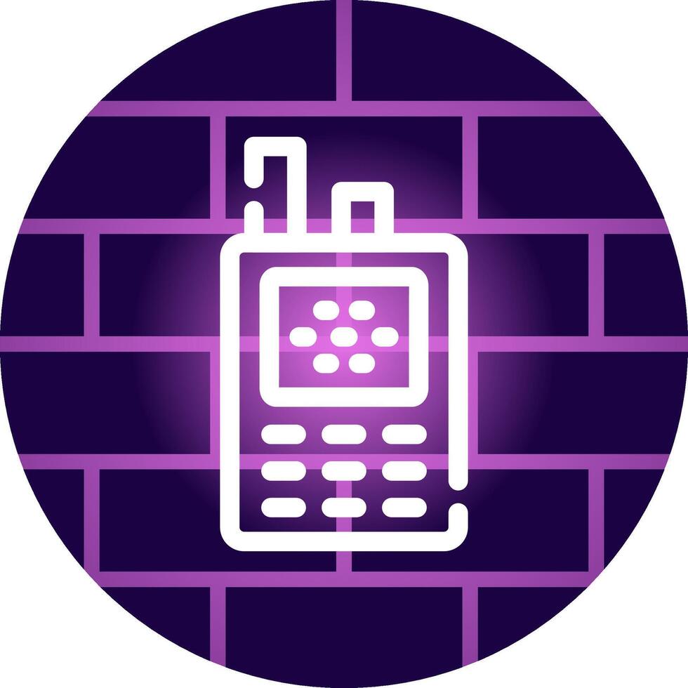 Walkie Talkie Creative Icon Design vector