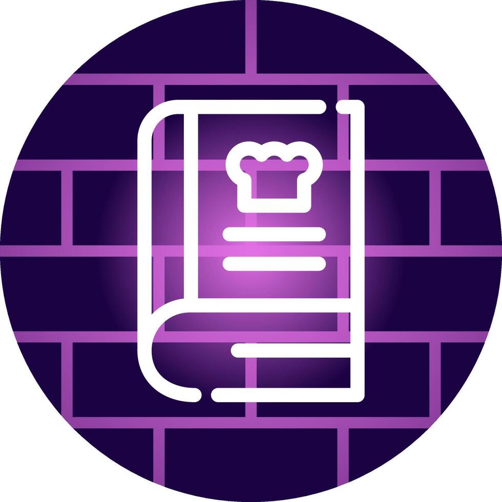 Recipes Creative Icon Design vector