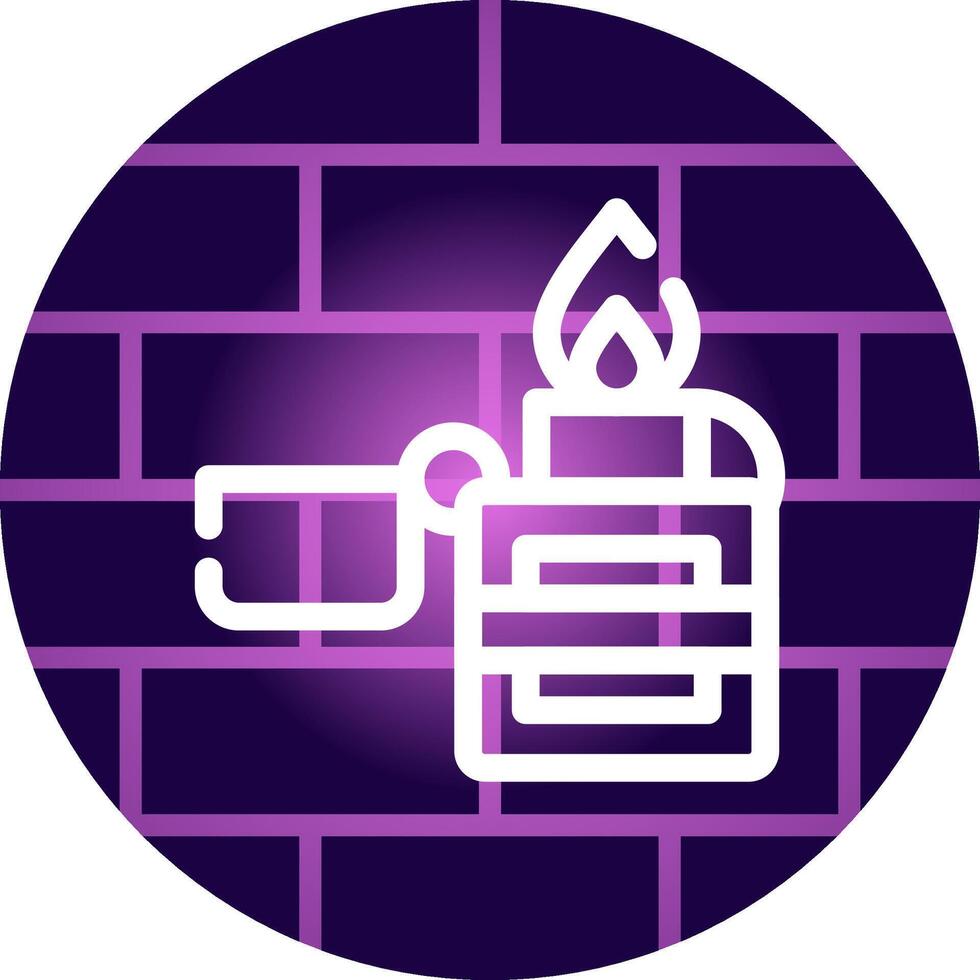 Zippo Creative Icon Design vector