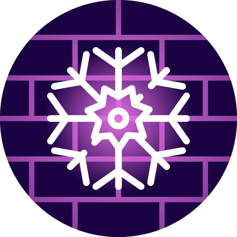 Snowflake Creative Icon Design vector