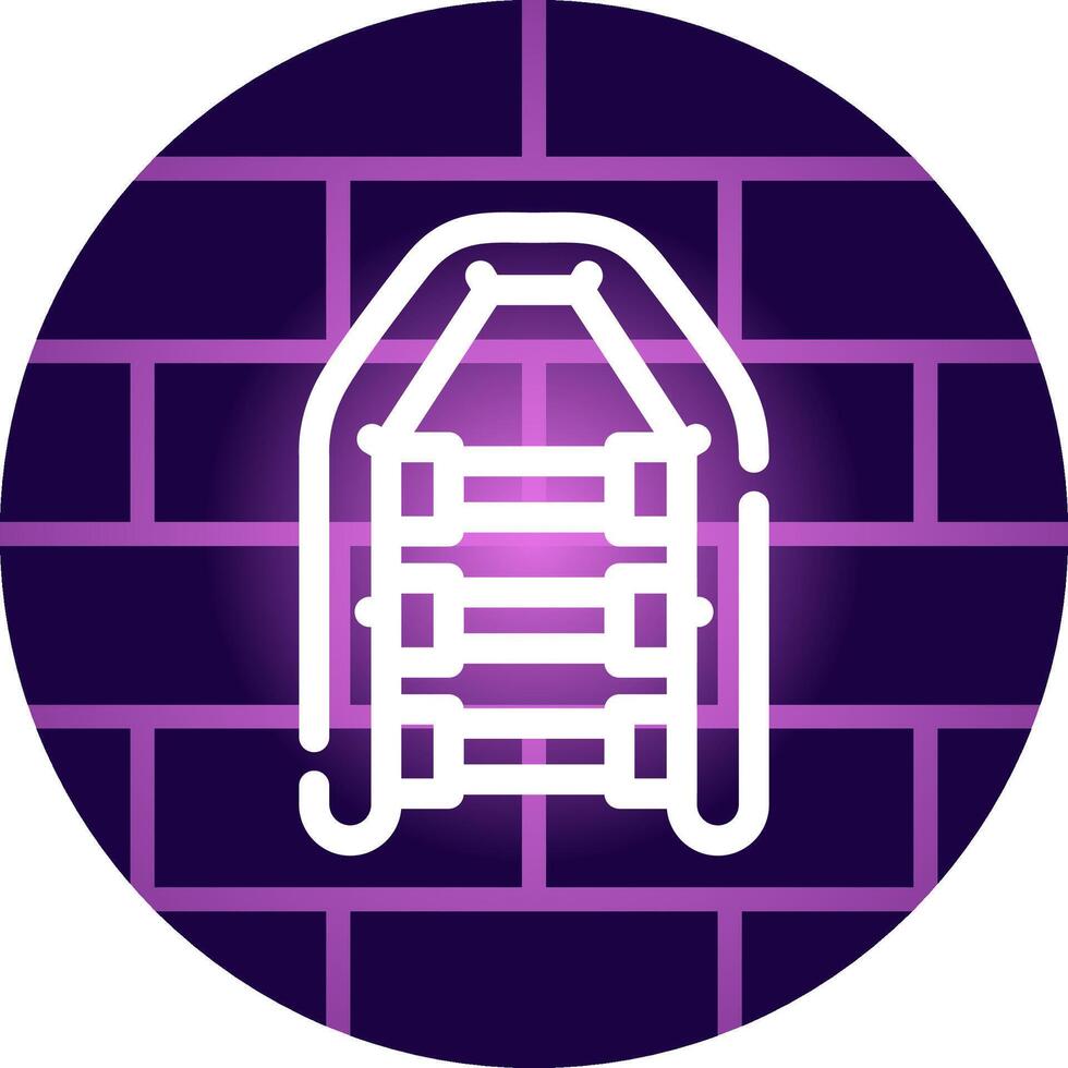 Inflatable Boat Creative Icon Design vector