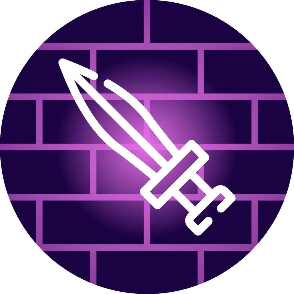 Sword Creative Icon Design vector