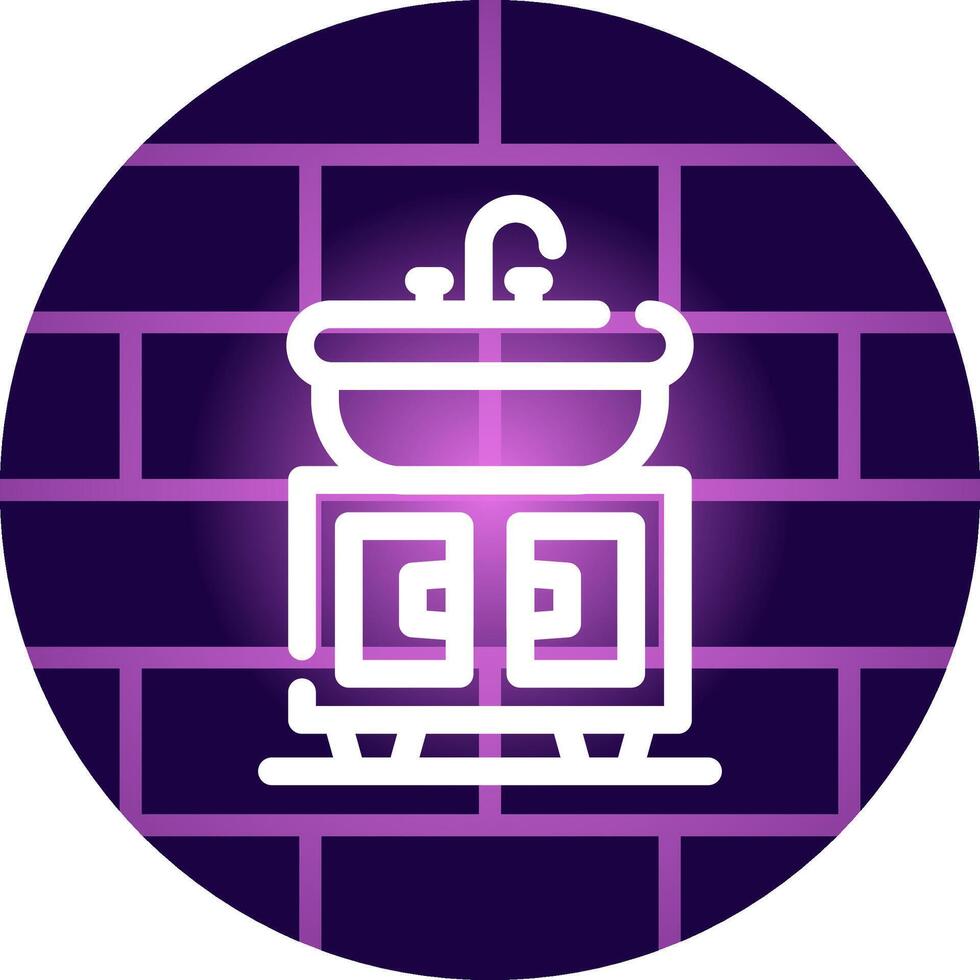 Washbasin Creative Icon Design vector