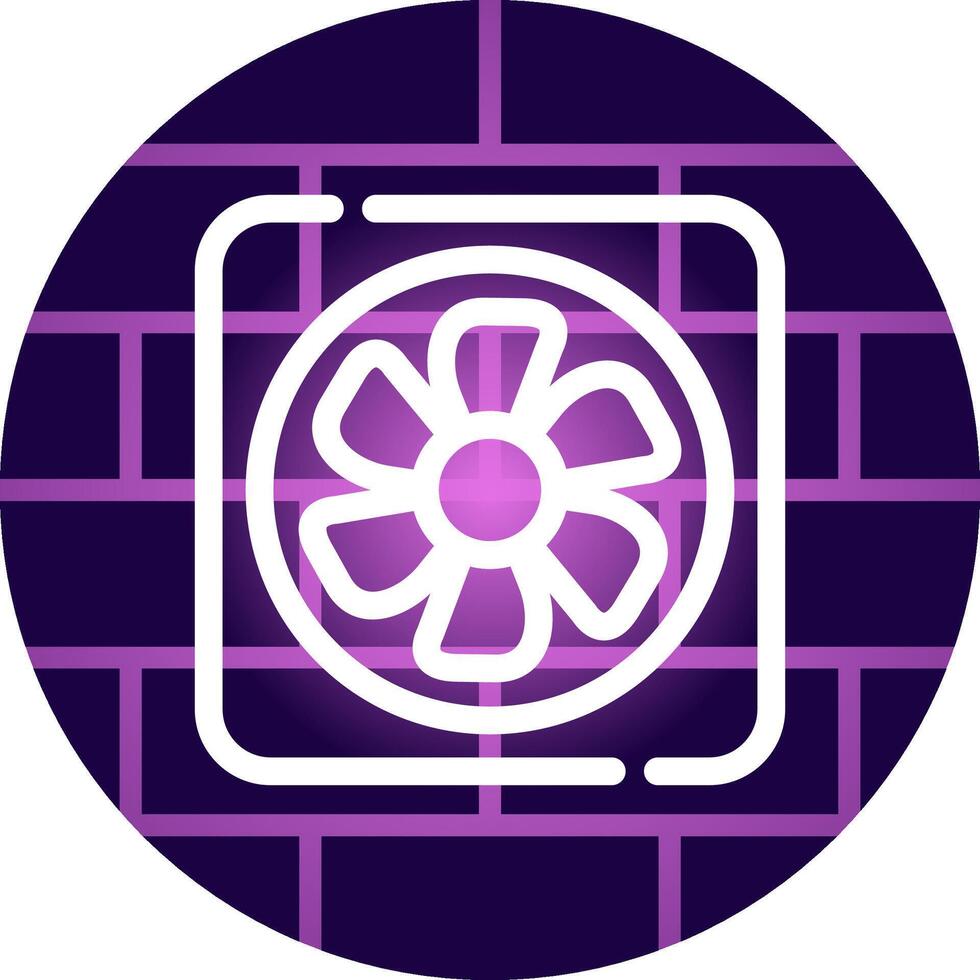 Fan Creative Icon Design vector