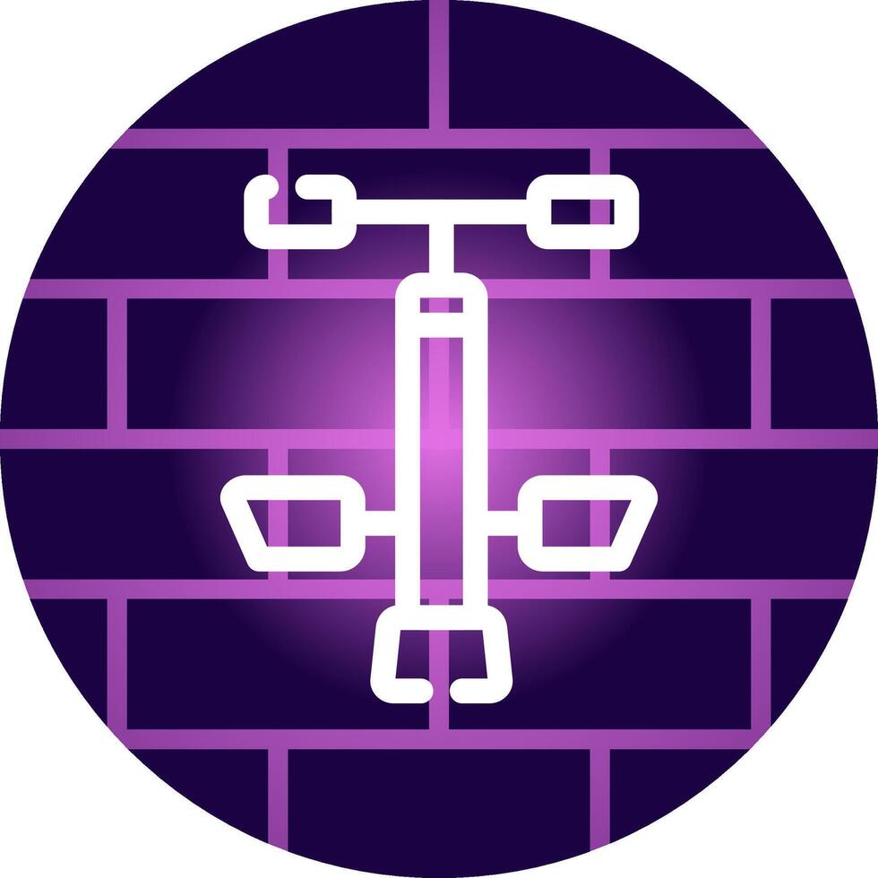 Line Neon Wall Design vector