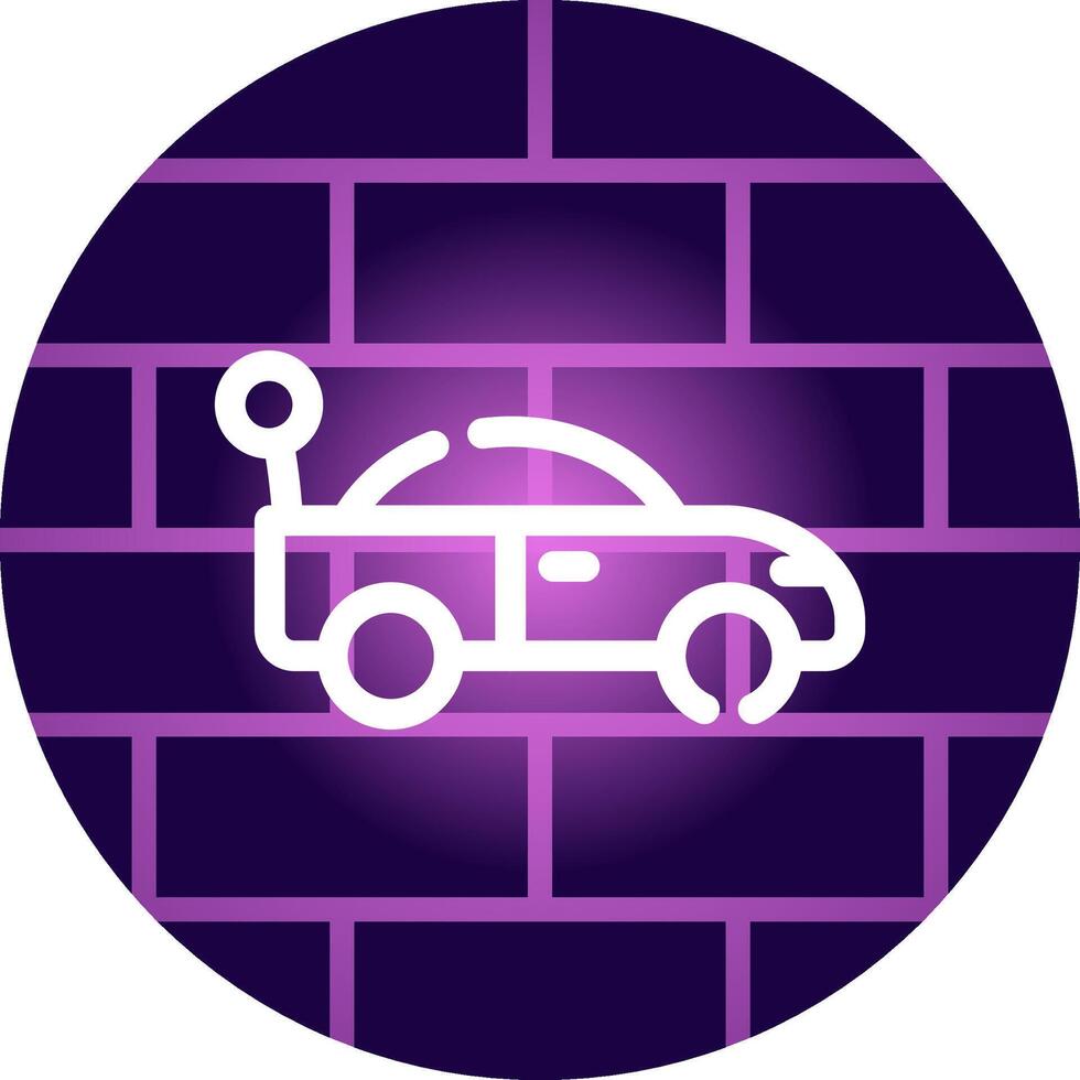 Line Neon Wall Design vector