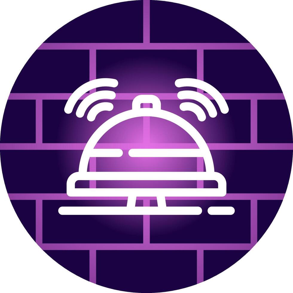 Reception Bell Creative Icon Design vector