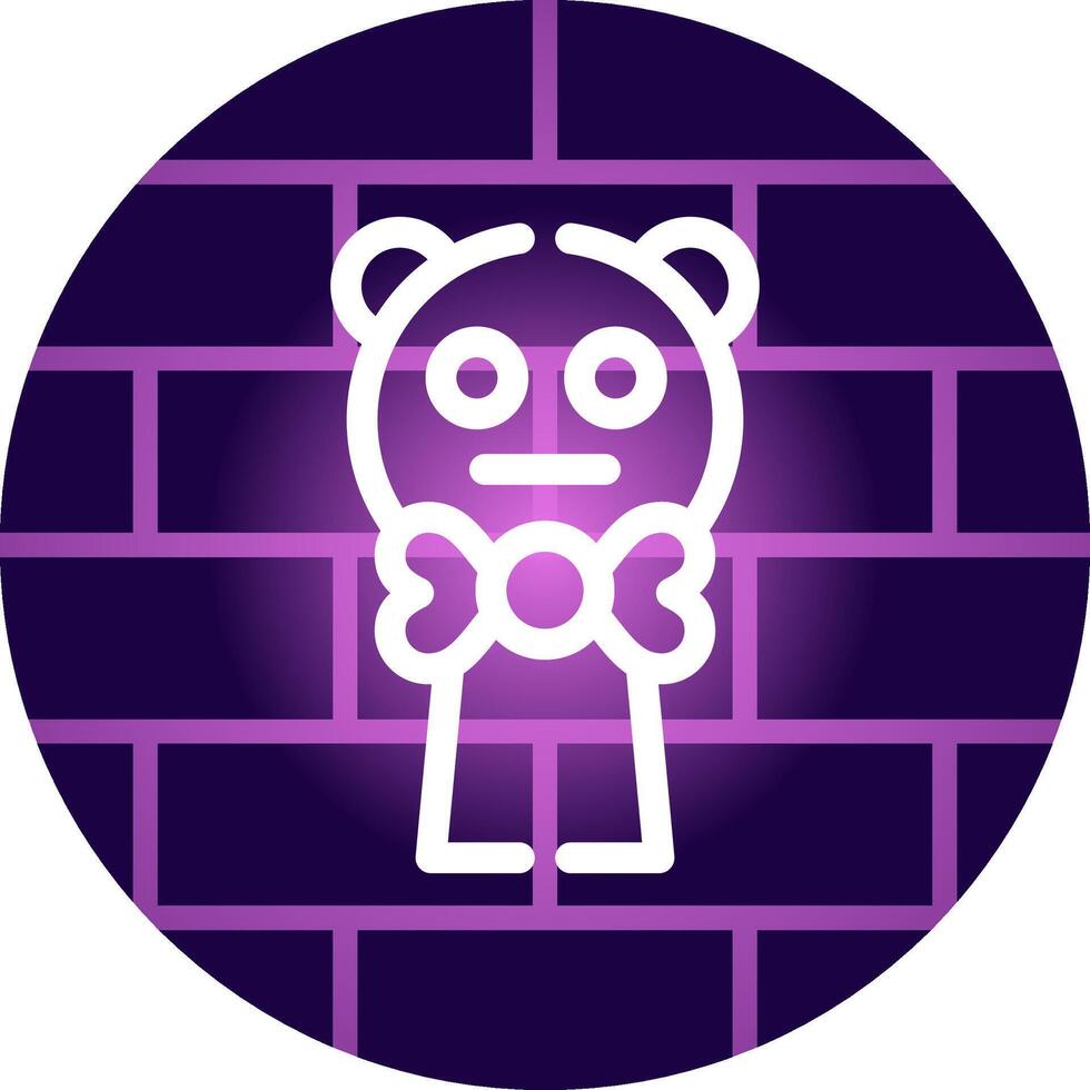 Line Neon Wall Design vector