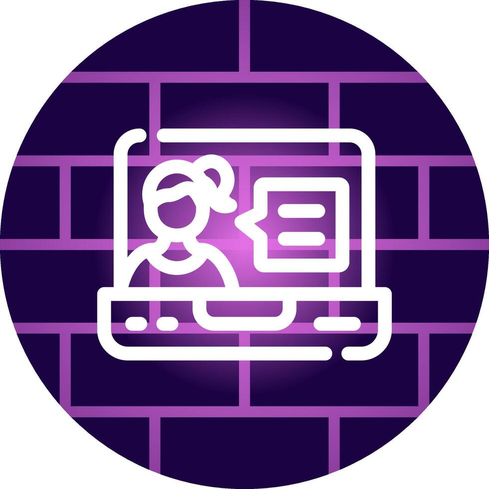 Job Interview Creative Icon Design vector
