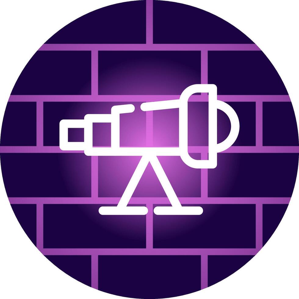 Telescope Creative Icon Design vector