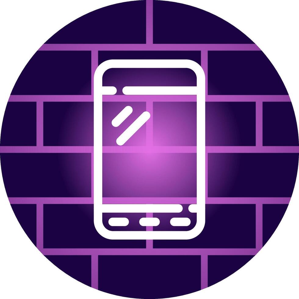 Line Neon Wall Design vector