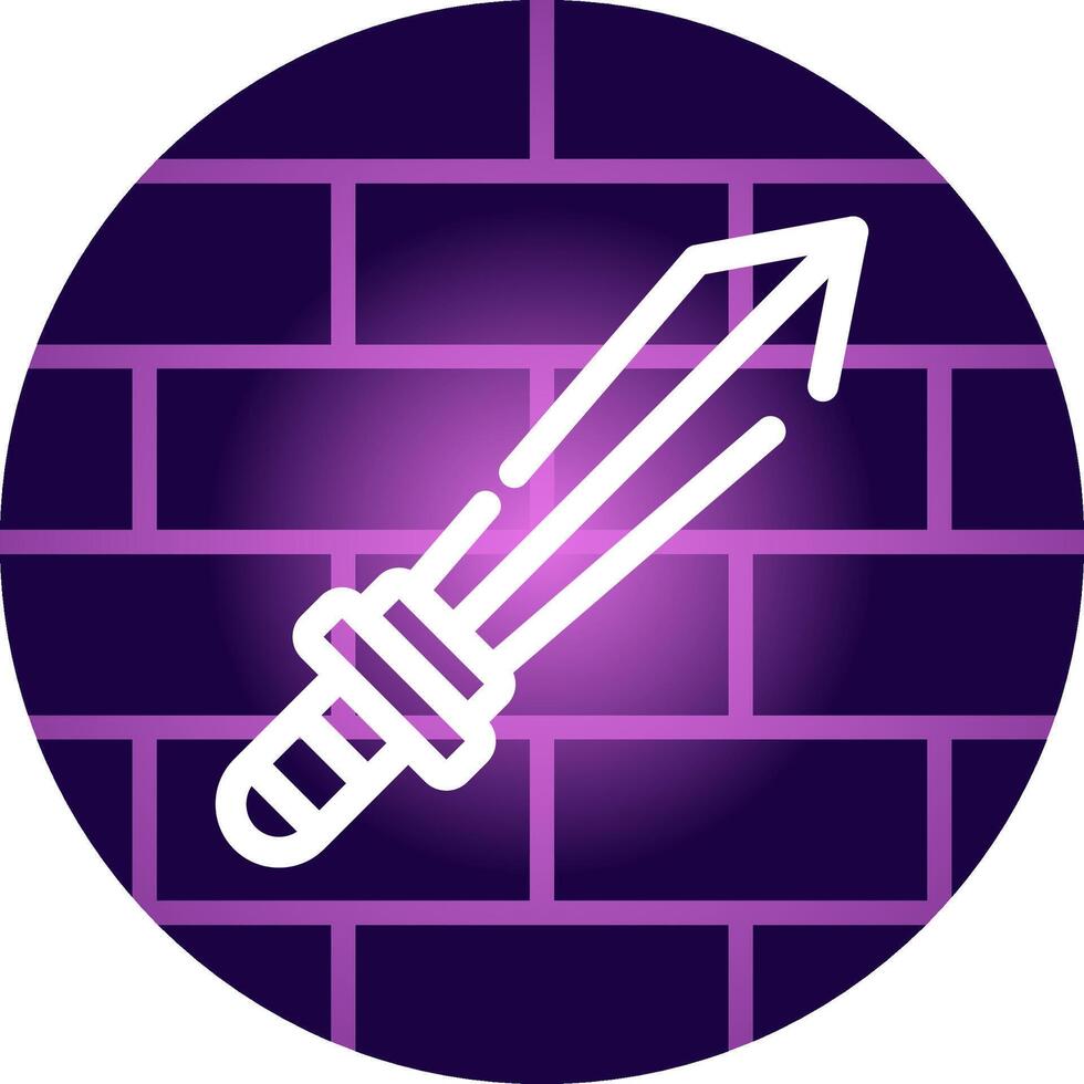 Sword Creative Icon Design vector