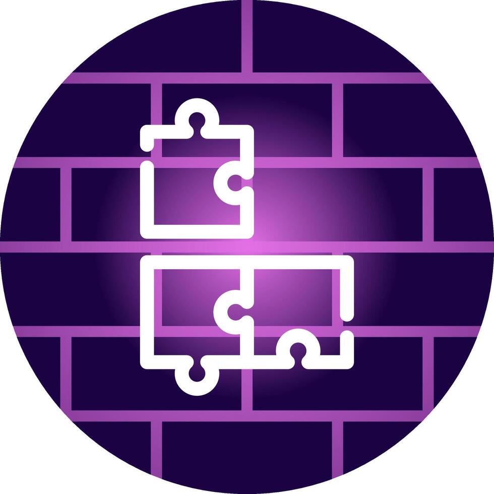 Puzzle Creative Icon Design vector
