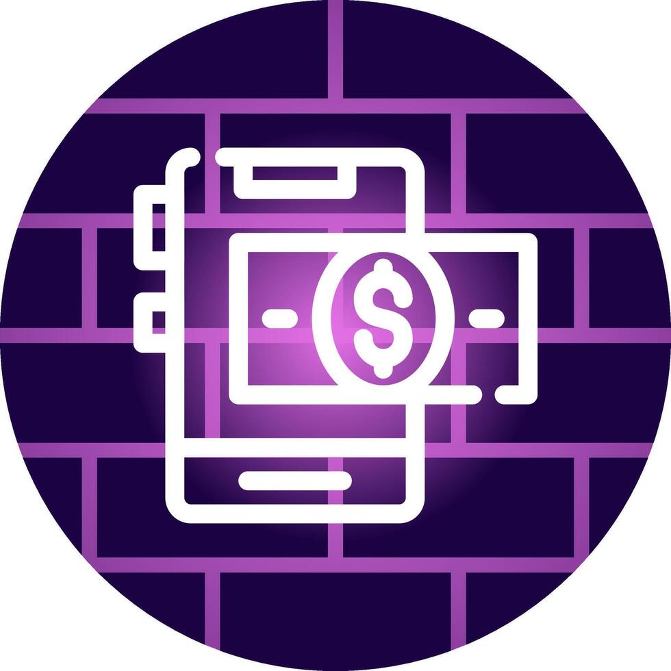 Bank Payment Creative Icon Design vector