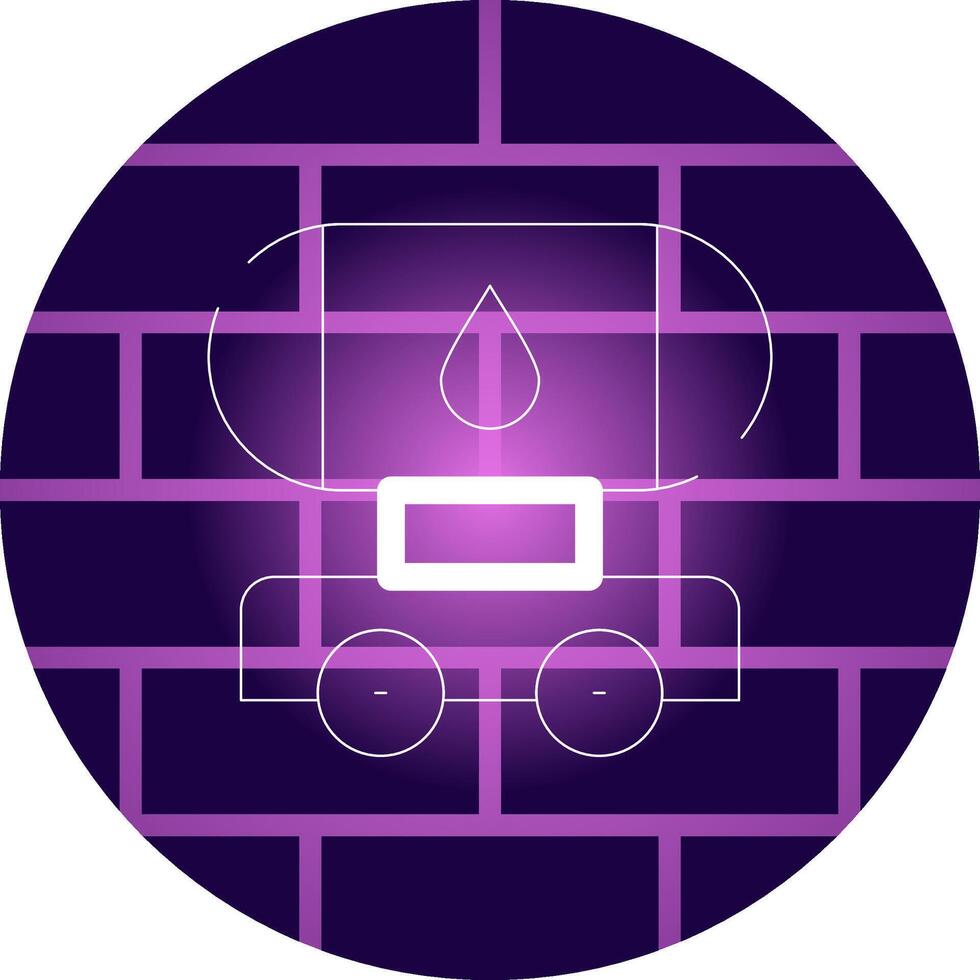 Tanker Creative Icon Design vector