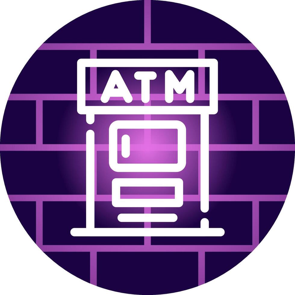 ATM Creative Icon Design vector