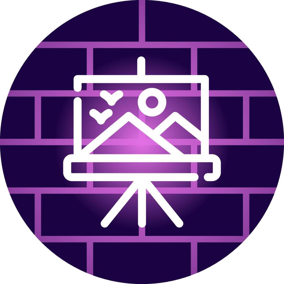 Canvas Creative Icon Design vector