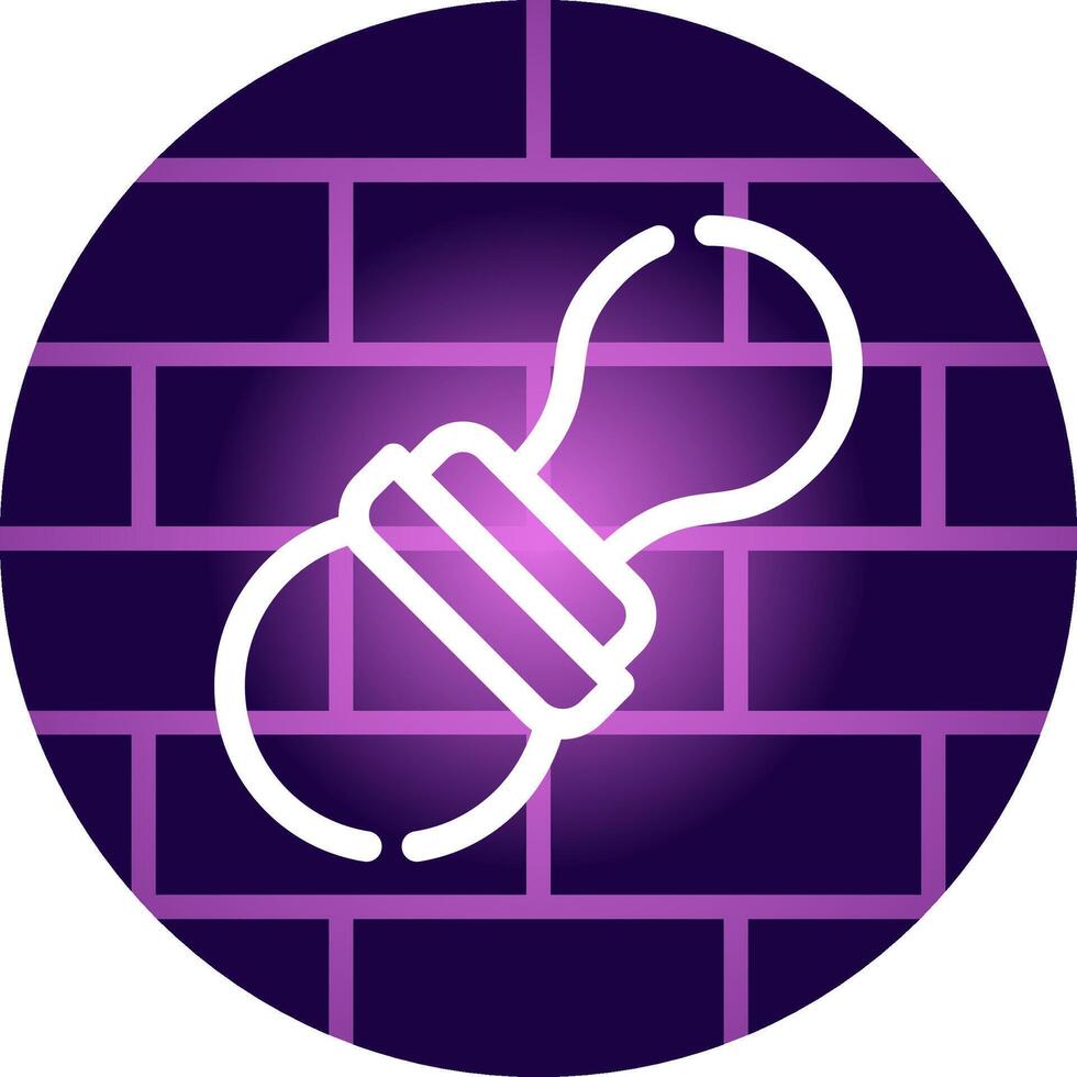 Line Neon Wall Design vector