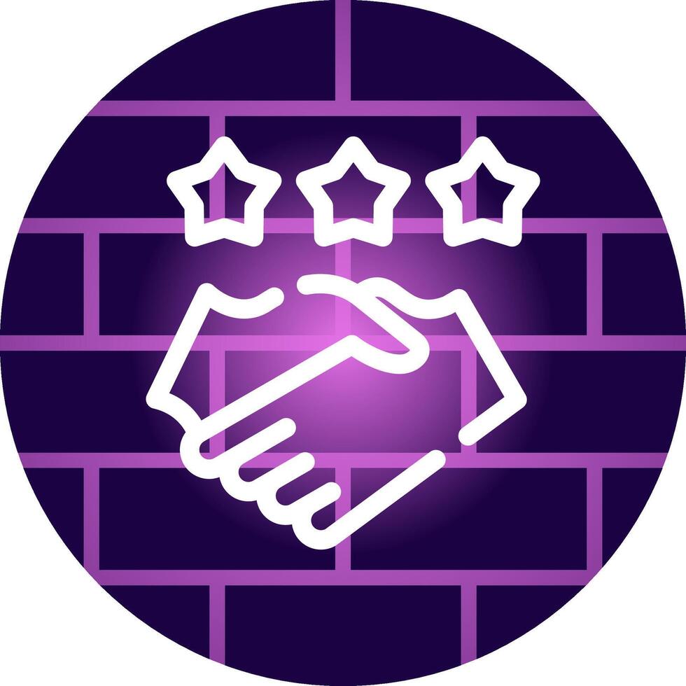 Game Handshake Creative Icon Design vector