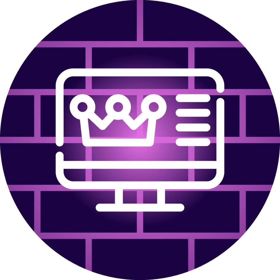 Premium Content Creative Icon Design vector