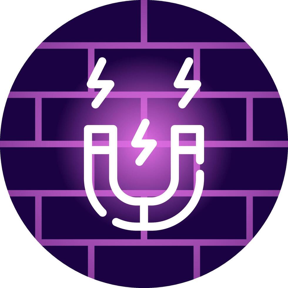 Line Neon Wall Design vector