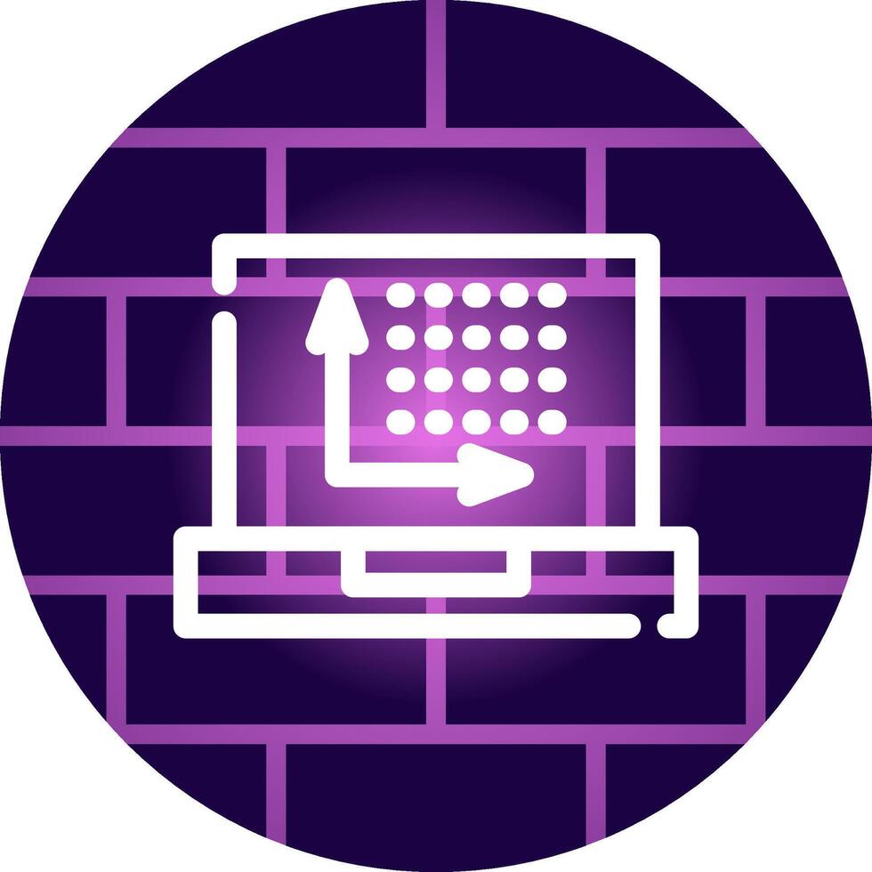 Dots Per Inch Creative Icon Design vector