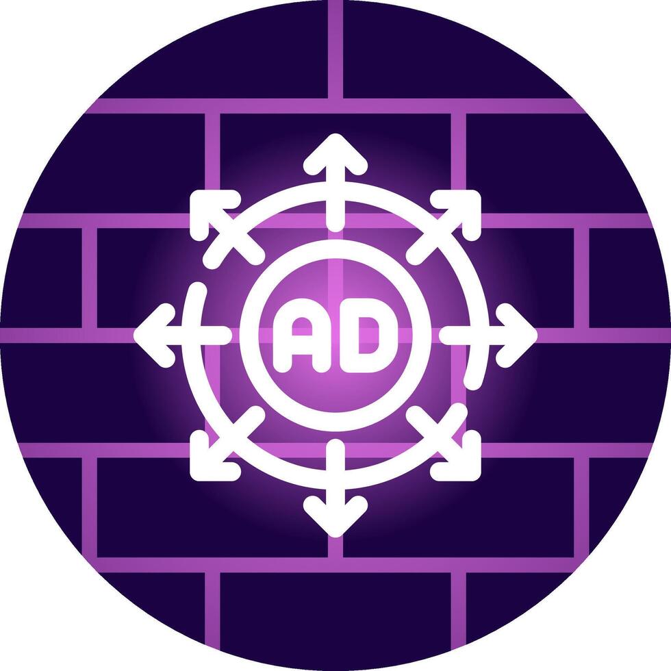 Advertising Submission Creative Icon Design vector
