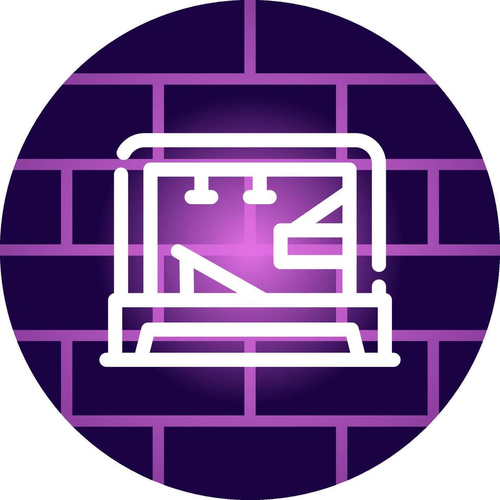 Pilates Tower Creative Icon Design vector