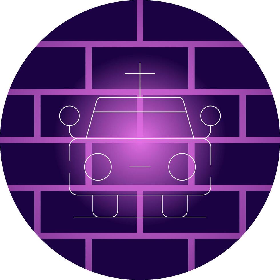 Hearse Creative Icon Design vector