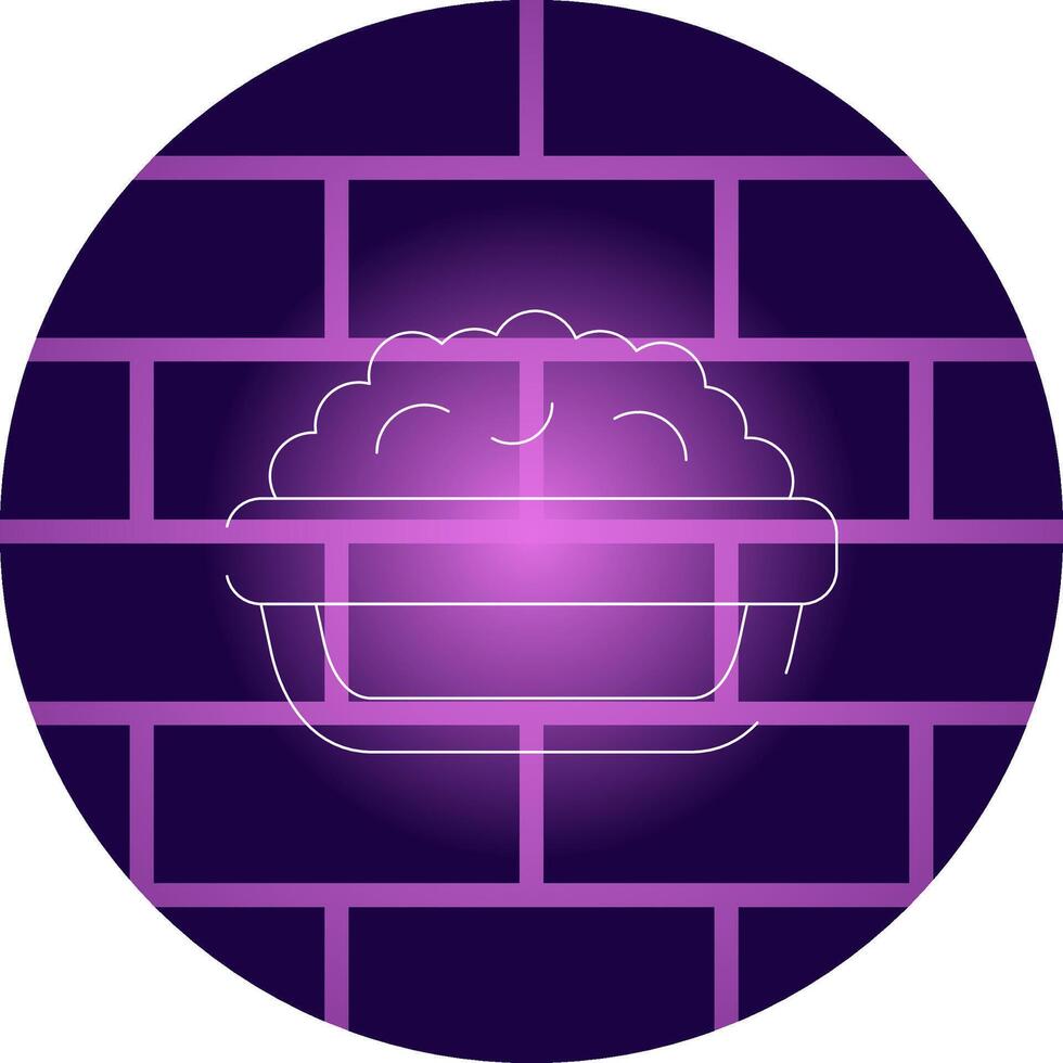 Mac N Cheese Creative Icon Design vector